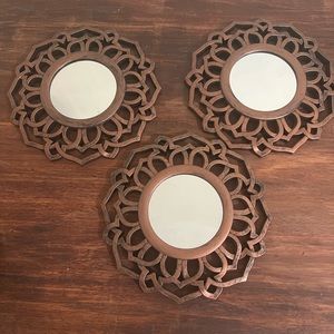 3 Small Mirrors